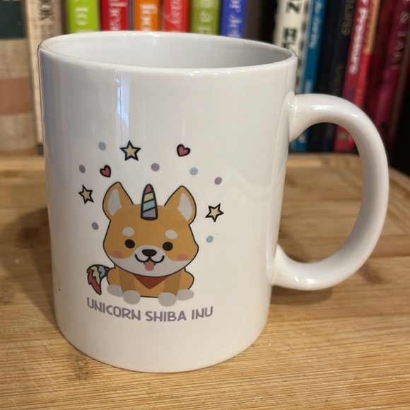 NWT Unicorn Japanese Dog Coffee Mug - Picture 3 of 4
